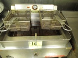 ELECTRIC DEEP FAT FRYER-2 BASKET