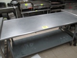 STAINLESS STEEL TABLE=30 X 72 X 36 T