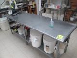 STAINLESS STEEL TABLE ONLY 30 X 96 X 46T