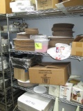 SUPPLIES ON SHELF UNIT--CARDBOARD/FOIL PRODUCTS APPROX 200 PCS