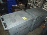 LOT-(2) HOT BOXES ON CASTERS