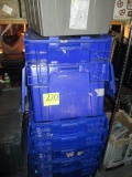 LOT-APPROX 11 BINS WITH LIDS