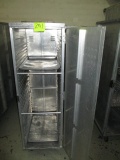 ROLLING  ENCLOSED TRAY ROLLER RACKS WITH OPENING DOOR-TALL=TIMES THE MONEY