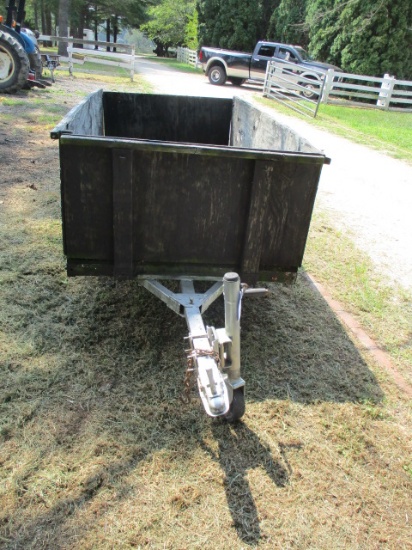 YARD CART-8 IN TIRES-4 X 8 BED SIZETONGUE BENT
