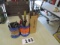 LOT-LONG ASST DRILL BITS-ALLEN WRENCHES-HAND TOOLS-3 CONTAINERS