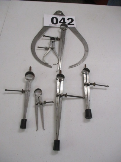 LOT-INSIDE/OUTSIDE CALIPERS-7 PCS