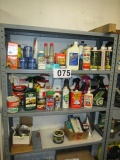 3 SHELF LOTS-ASSORTED CLEANERS/CHEMICALS'PAINT