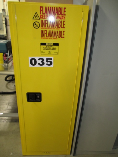 ULINE MODEL 2570 FLAMABLE CABINET