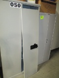 LOT-(2) SUPPLY CABINETS-DOOR OFF HINGES ON ONE UNIT