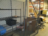 SECURITY CAGE-8 X 5 X 8 FT-KEY NOT ON SITE-PRESENTLY UNLOCKED