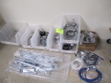 LOT=APPROX 25 BOXES/TOTES CONTAINING CABLES/ASST. GAUGE HOBBY WIRE, TOTES, BRACKETS,HARDWARE ETC