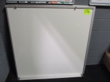 (2) DRY ERASE BOARDS 4 X 4 FT