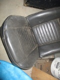 1969 TRIUMPH TR6 SEATS-PAIR--ONE YEAR ONLY DESIGN WITH REMOVEABLE HEAD RESTS