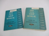 FORD SHOP MANUALS-1969 FORD TRUCK  VOLUMES 1 AND 3. EXCEPTIONALLY CLEAN