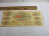 WATER TRANSFER DECALS-CURRENT & DEFUNCT AIRLINE COMPANIES-JAC-O-LAC CO.