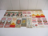 LOT-ASSORTED ROAD MAPS-APPROX. 20    FROM VARIOUS GASOLINE DISTRIBUTORS.