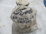 TIRE CHAINS IN BURLAP BAG INTENDED FOR 46-48 FORDS