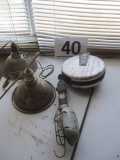 LOT-ASSORTED CORD REEL & CLAMP ON LAMPS