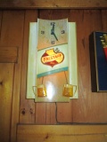 FALSTAFF BEER 1950'S BAR SIGN WITH SWINGING MUGS OF BEERS-LIGHTS UP AND WORKS-SHOULD CLEAN UP NICELY