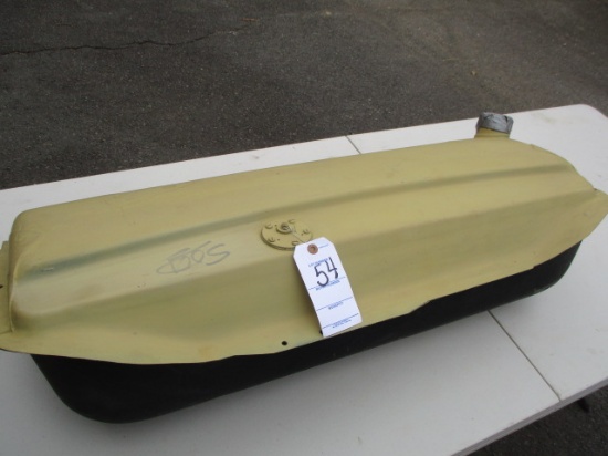 ORIGINAL 1932 GAS TANK. APPEARS TO HAVE BEEN CELEANED OR RESTORED BEFORE PLACED IN STORAGE