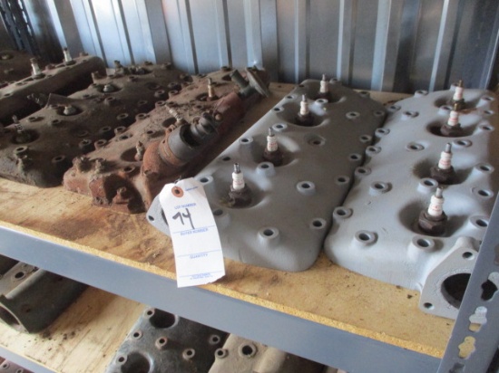 SHELF LOT-IRON HEADS, PAIR OF 21 STUD AND 8BA STYLES-NO SHIPPING