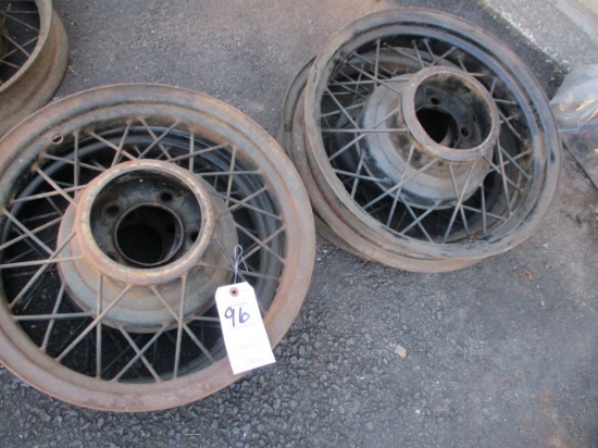LOT-(4) 18 IN 1932 WHEELS-NO SHIPPING