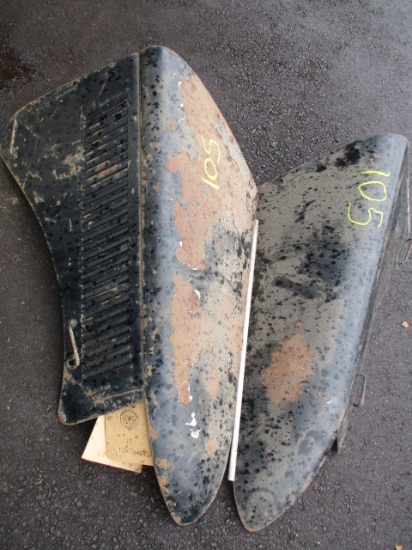 1936 FORD PASSENGER HOOD- 3 PCS