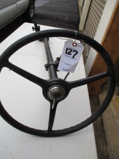 1932 STEERING WHEEL/COLUMN/BOX-PICK UP ONLY-OVERSIZED