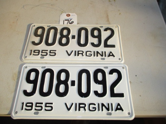 1955 VA. PLATES