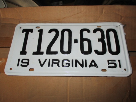 1951 VA TRUCK  VA. PLATES