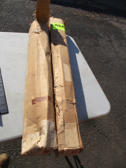 PAIR-RUBBER FLOOR MATS IN SHIPPING TUBES-MARKED -'32 COUPE'