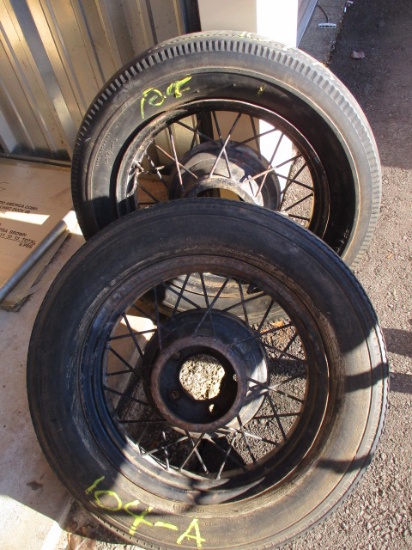 (2) 18 IN WHEELS & TIRES