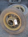 LOT-(4) 1932  18 IN TIRES/WHEELS-NO SHIPPING