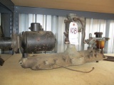 1932 FORD INTAKE WITH POST GENERATOR/FUEL PUMP AND EARLY STROMBERG CARB
