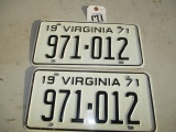 1971  VA. PLATES