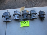LOT-(5) TALL V-8 FUEL PUMPS- ONE MARKED NOS