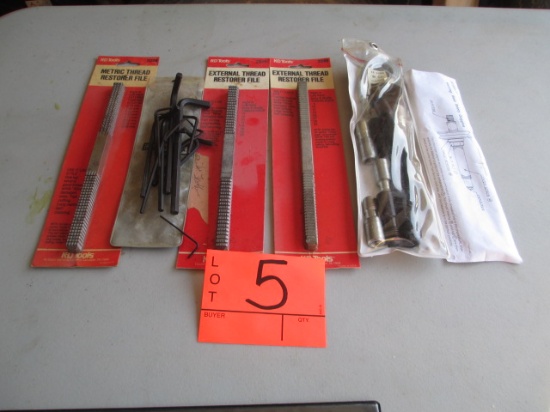 LOT-TOOLS INCLUDES ALLEN WRENCHES/THREAD FILE/HARMONIC BALANCER INSTALLATION TOOL