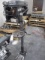FLOOR DRILL PRESS-CENTRAL MACHINERY 16 SPEED ITEM NO, 61483-POWERS UP 110V 200-3000 RPM