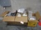 LOT- ASST.BOXES OF SHIPPING SUPPLIES/POLY BAGS/TAGS/LABELS/BINS/LIDS/EARPLUGS