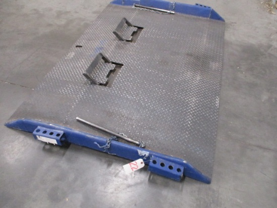 DOCK PLATE 15,000 LB CAPACITY-LIKE NEW $2300.00 RETAIL