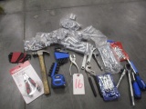 ASST. TOOLS-1/4 3/8 & 1/2 IN SOCKETS/RATCHETS WRENCHES/PLIERS-APPROX. 150 PCS