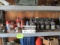 SHELF LOT- CANS OF FUEL ADDITIVES/SOLUTIONS/ANTI GEL/ENAMEL/DE ICER/SPRAY CLEAN/LINERS/PAINT THINNER