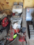 PORTER CABLE GAS POWERED AIR COMPRESSOR. HONDA OHV MOTOR. HAS COMPRESSION-NOT STARTED