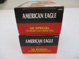AMERICAN EAGLE-.38 SPECIAL-158G-50 PER BOX-2 BOXES PER LOT-100 ROUNDS TOTAL