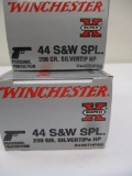 WINCHESTER-.44 S & W SPECIAL-200G-20 PER BOX-2 BOXES PER LOT-40 ROUNDS TOTAL