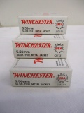 WINCHESTER Q3131-5.56 FMJ-55G 20 PER BOX-(3) BOX PER LOT-60 ROUND TOTAL