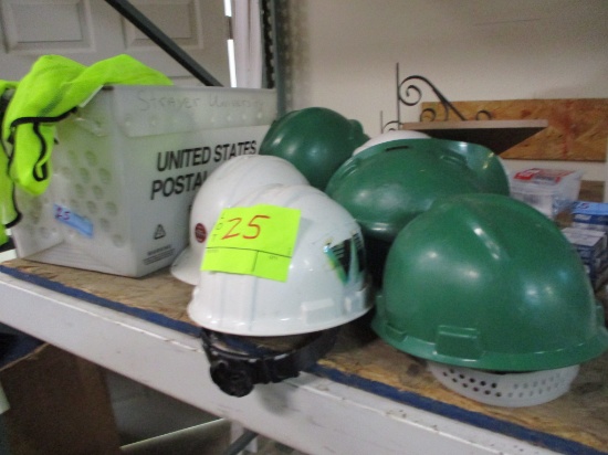 LOT-10 CONSTRUCTION  HARD HATS/SAFETY VESTS/POWER STRIPS