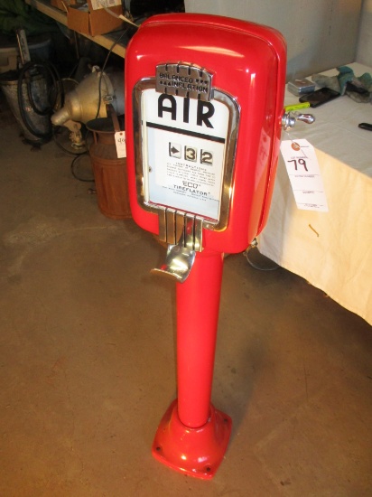ECO MODEL 97 AIR DISPENSER ON PEDASTLE STAND. NICELY RESTORED FOR DISPLAY