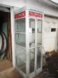 1960's ERA ELEPHONE BOOTH-GOOD OVERALL CONDITION-NO PHONE INCLUDED