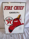 FIRE CHIEF PUMP PLATE 12 X 18 DATED 3-1-63